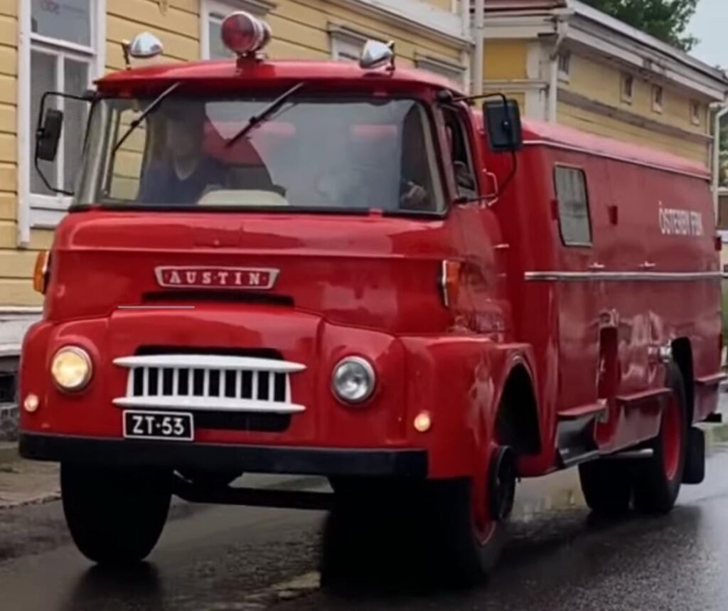 Fettes Feuerwehrauto