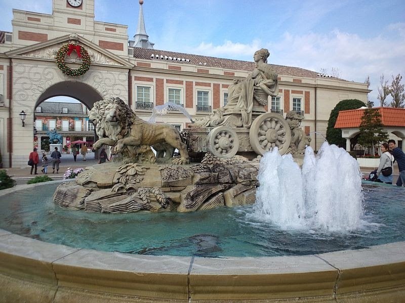 Shima, der japanische Vergnügungspark, der Spanien gewidmet ist