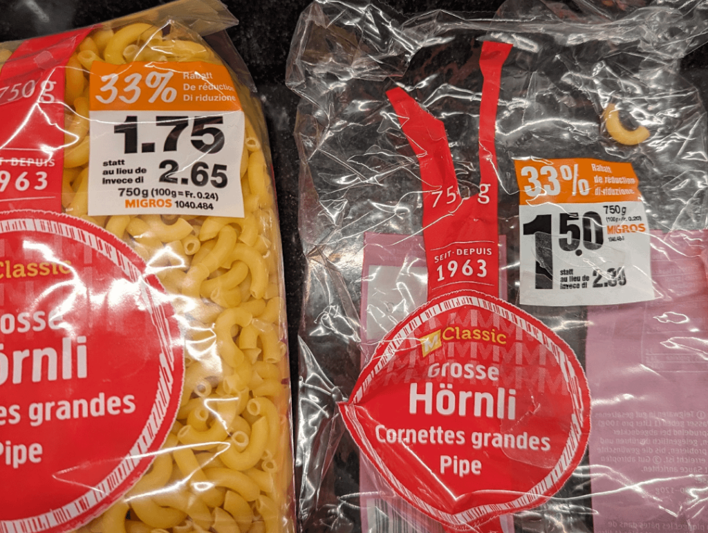 Preiserhöhungen und geringere Qualität ag Migros