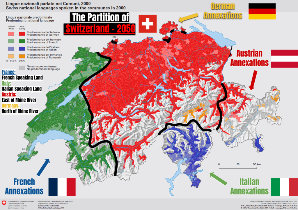 Wie würde sich dies auf die Schweiz auswirken und was denken Sie darüber?  (Theoretisches Szenario, keine Ernsthaftigkeit gemeint)