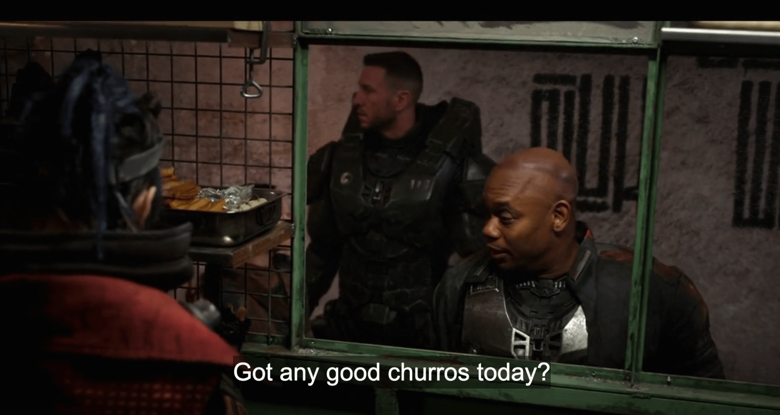 Churros in der neuen Halo-Serie.  Ich liebe es, wie überall die spanische Kultur ist