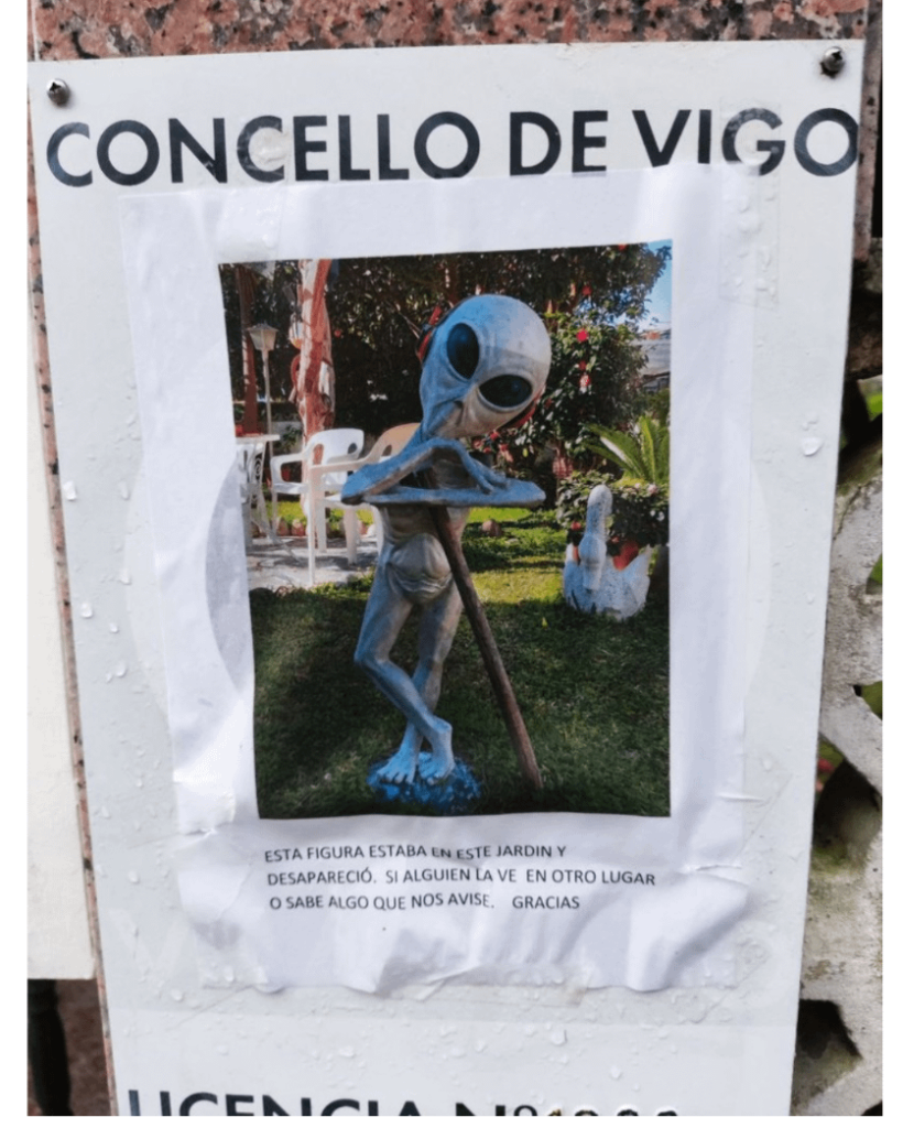 Alien in Vigo gesucht
