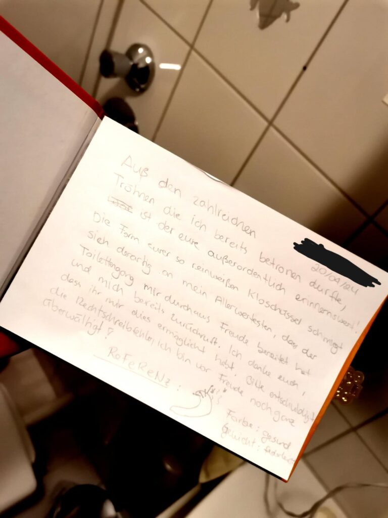 Toilettentagebücher