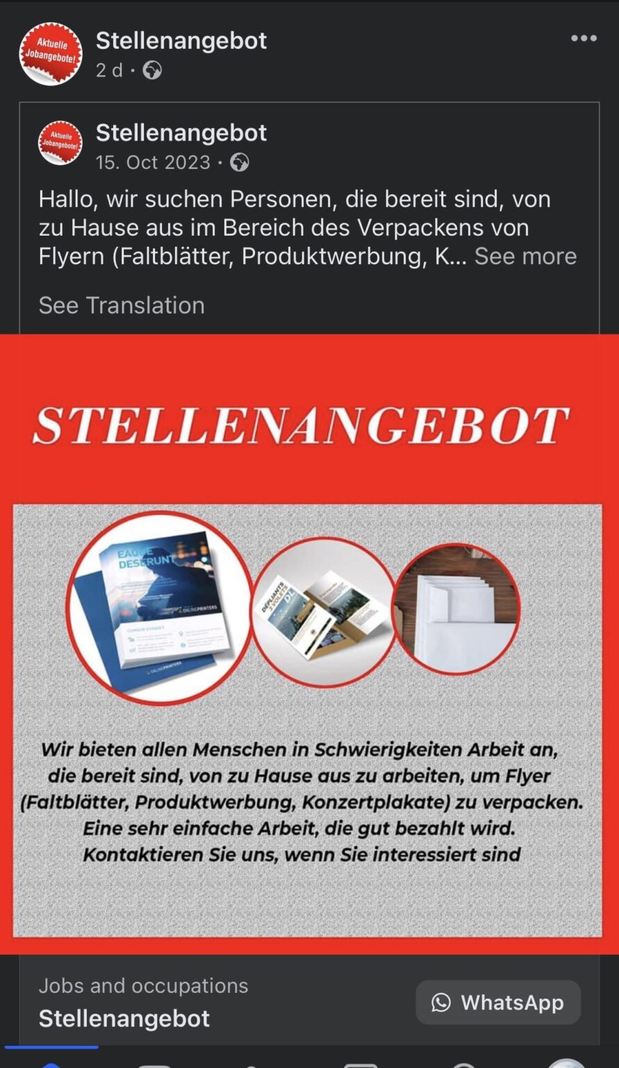 Ist das ein Betrug?