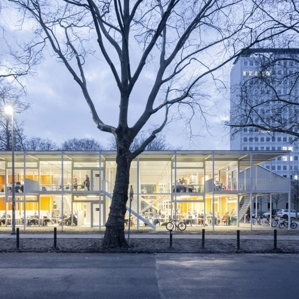 Europas bester Neubau ist der Studienpavillon der Technischen Universität Braunschweig (Nordwestdeutschland)