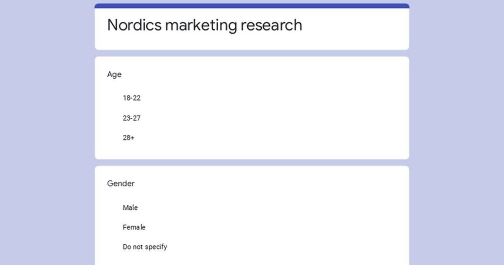 1 Minute nordische Marketingforschung für Uni 1 Minute nordische Marketingforschung für Uni
