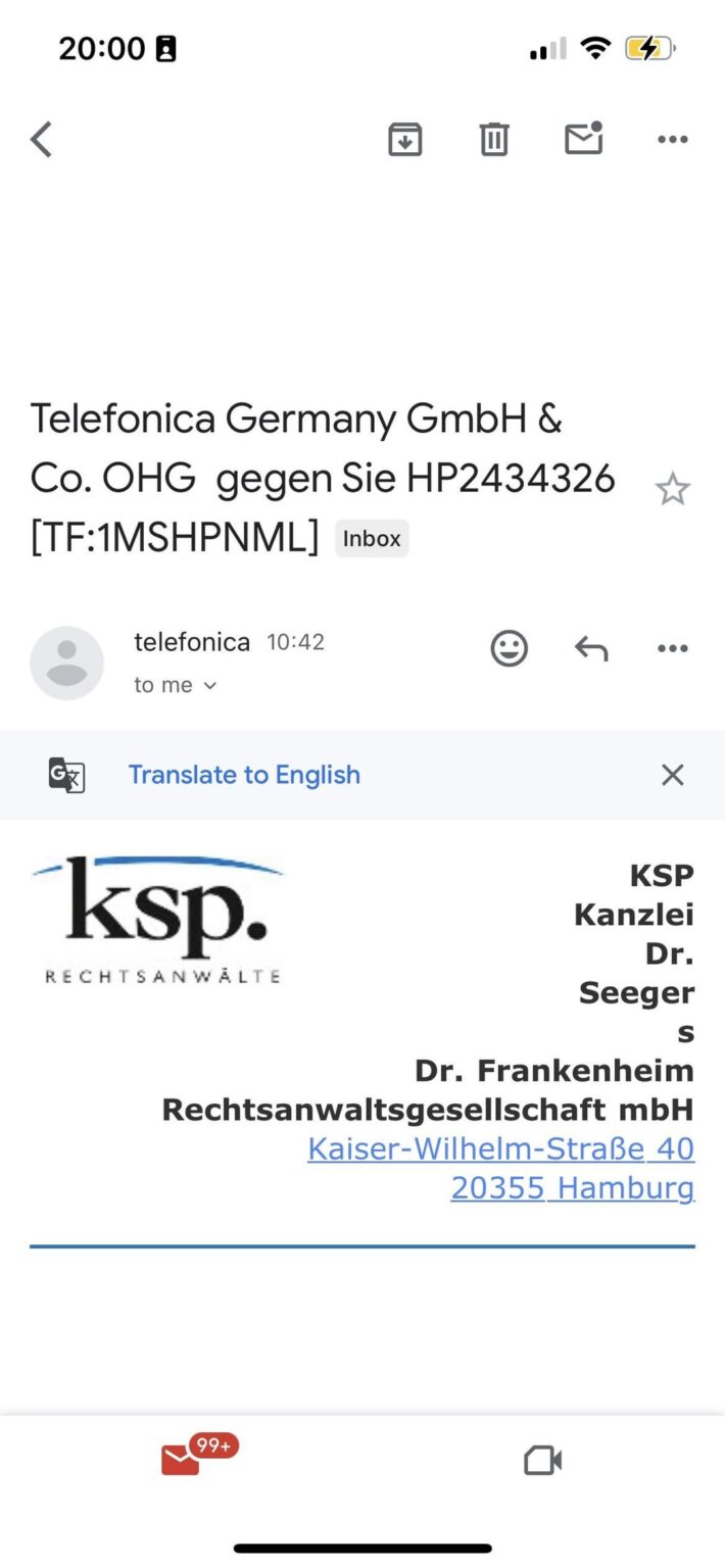 Ich wurde anscheinend bedient Ich wurde anscheinend bedient