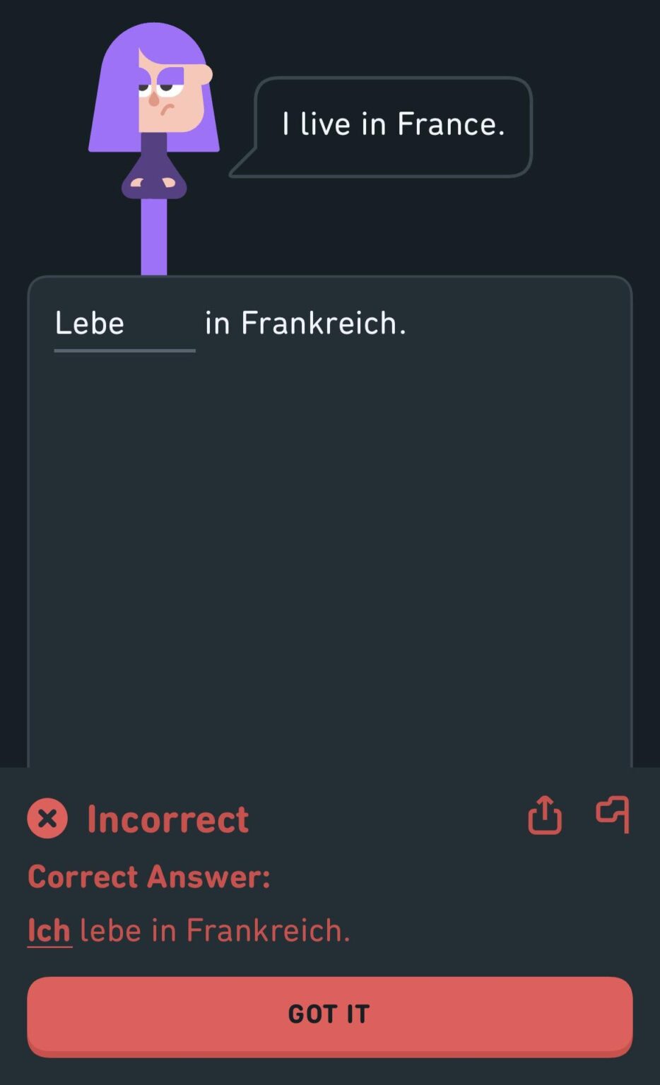 Mir wurde von einer buchstäblich deutschen Person gesagt, dass Pro-Dropping in Ordnung sei.  Ist Duolingo falsch oder kommt es selten genug vor, dass es als falsch markiert wird?