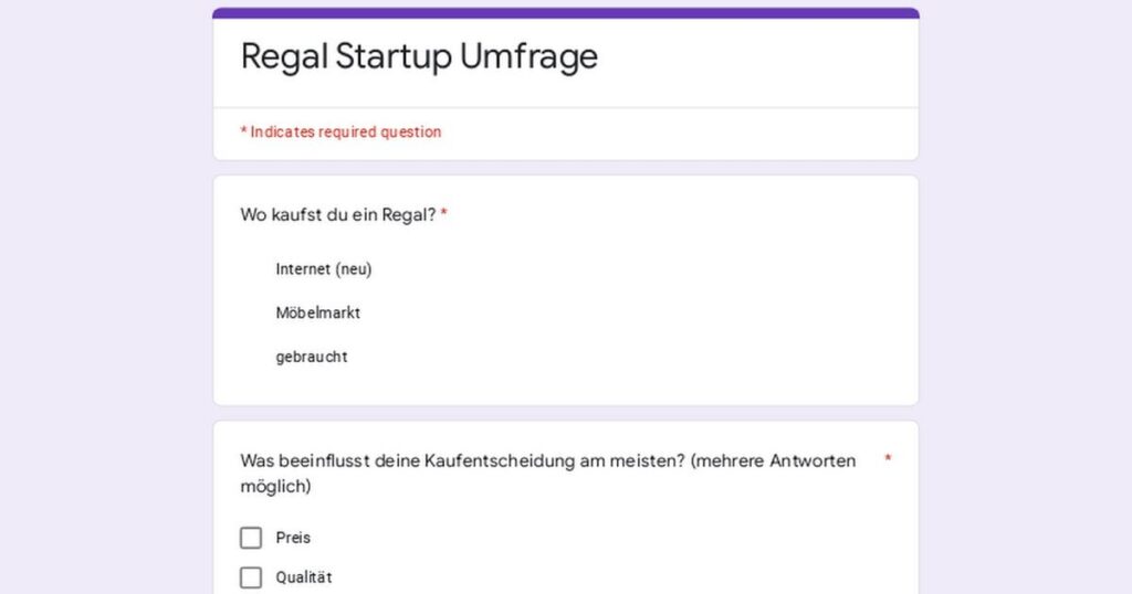 Meinungsumfrage-Geschäftsidee Meinungsumfrage-Geschäftsidee