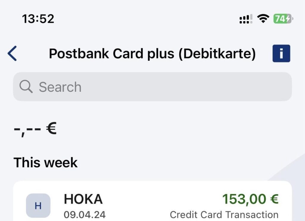 Rückerstattung auf Debitkarte, aber nicht auf Girokarte?