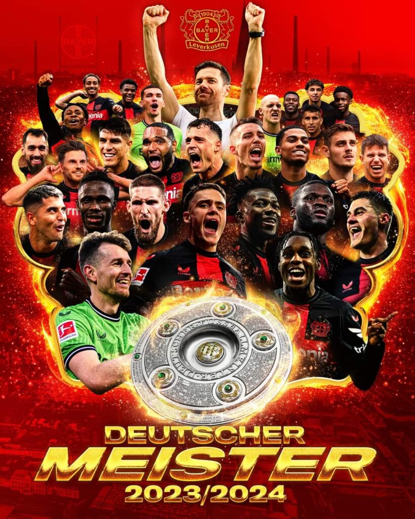 Bayer Leverkusen ist Bundesligameister ⚽️