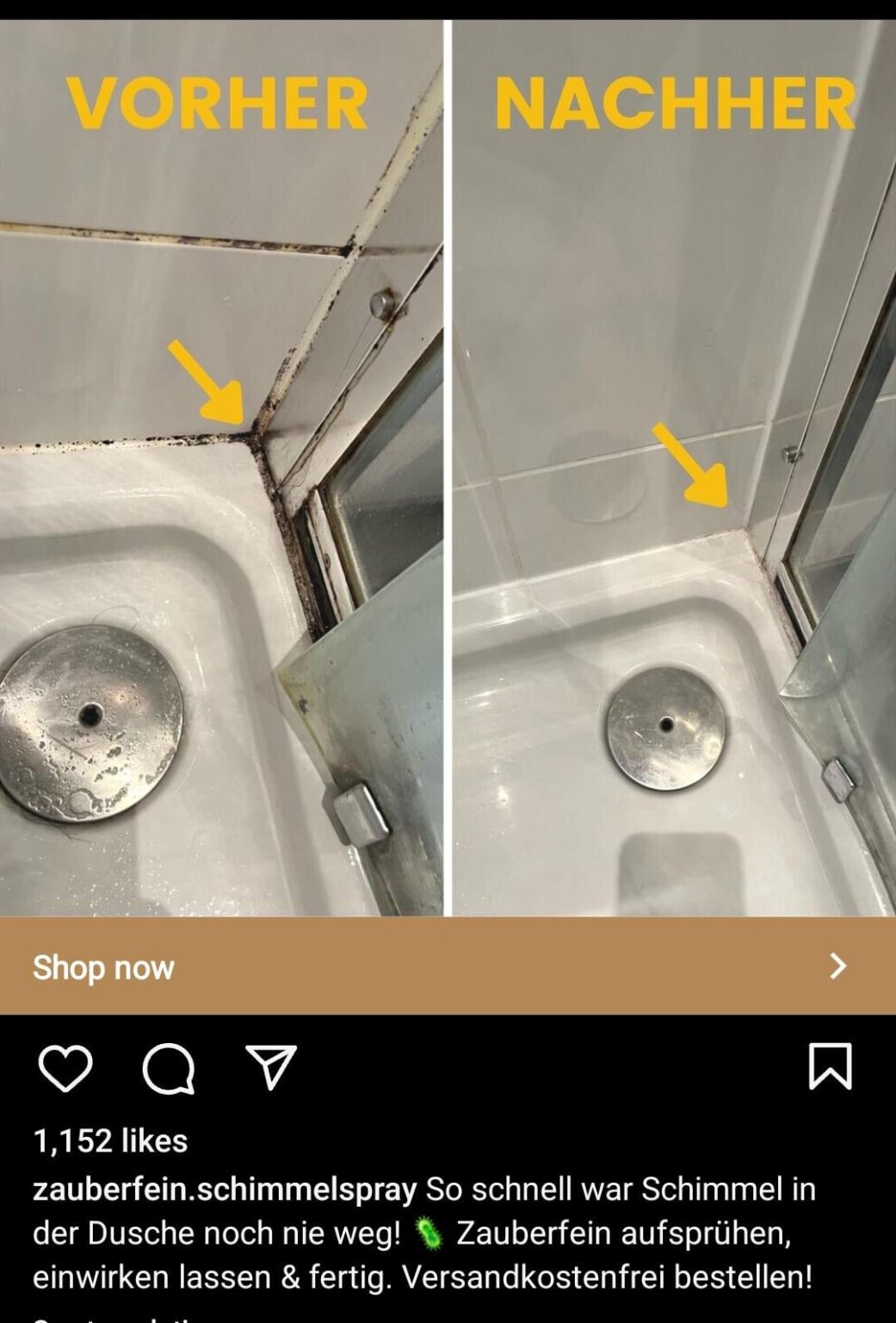 Reinigungsmittel für diese Stellen