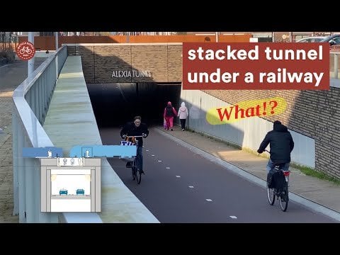 Ein einzigartiger Stapeltunnel in Hilversum