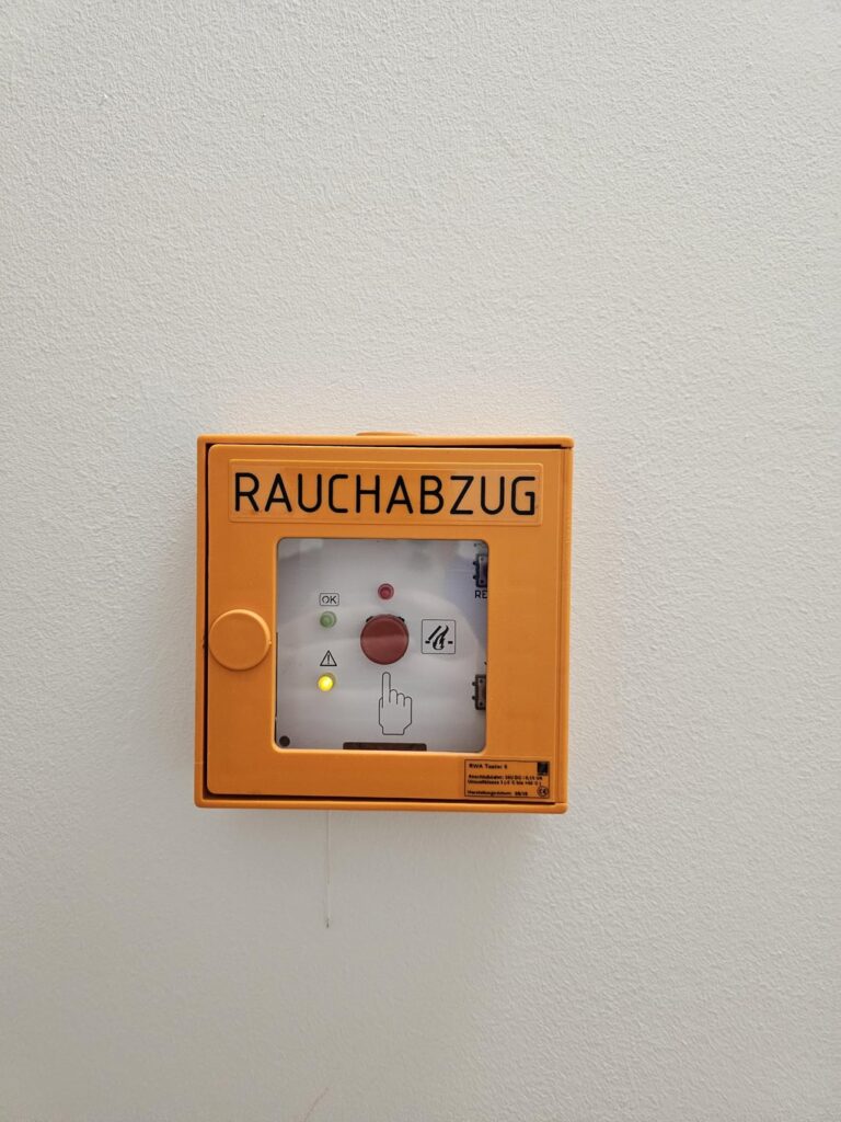 Rauchabzugstreppe piepst ständig