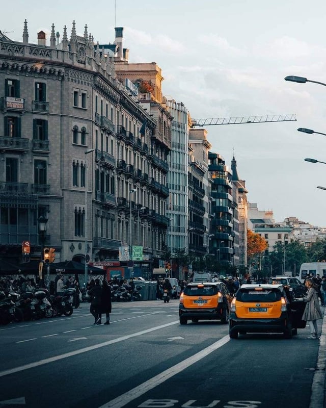 Während meiner Reise in Barcelona