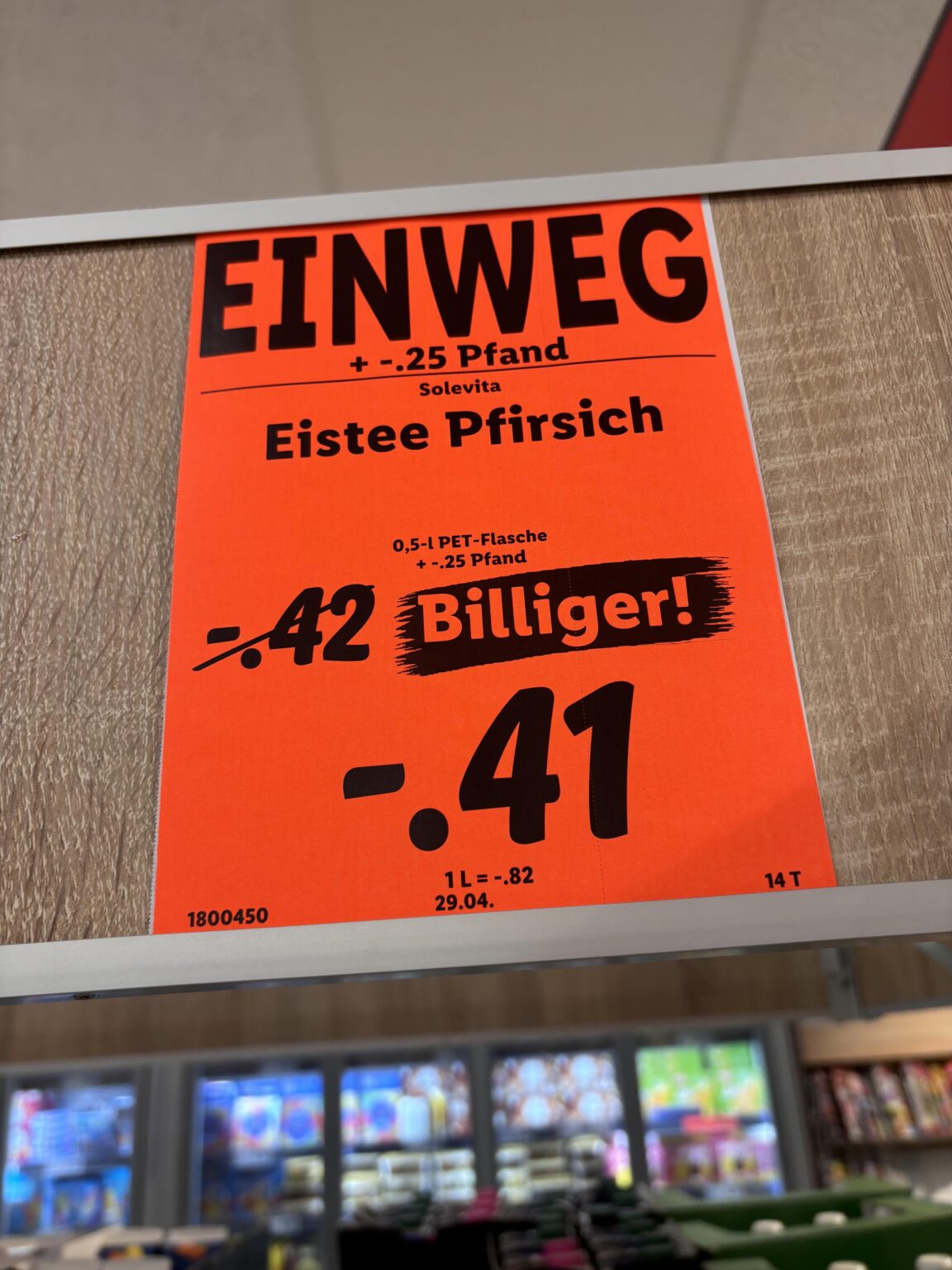 Ich habe wirklich den Rabatt des Jahres gefunden