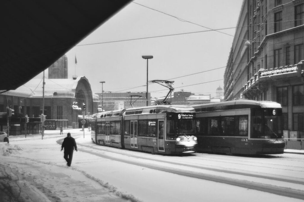 Zum ersten Mal in Finnland.