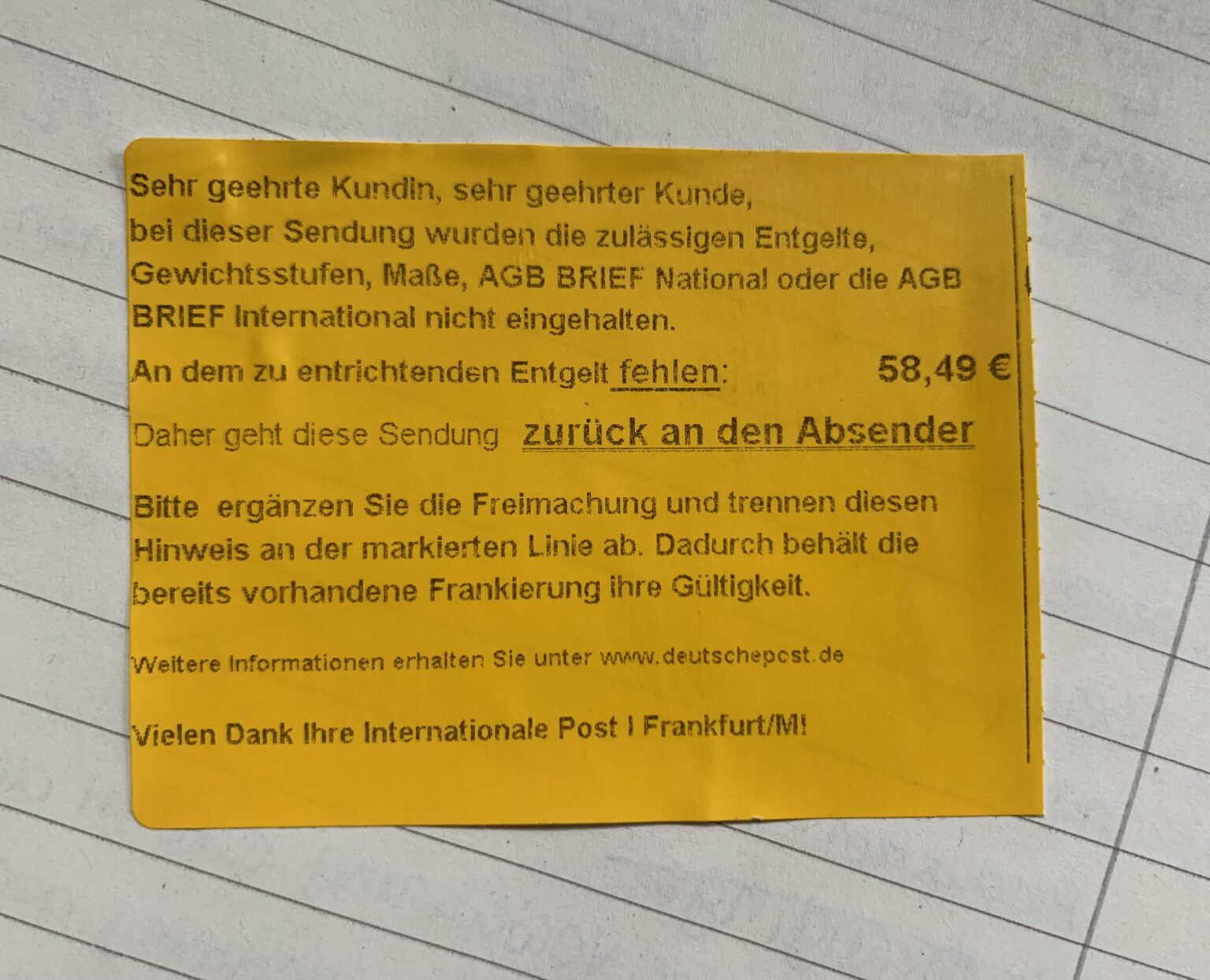 Hilfe beim Versenden eines Pakets Hilfe beim Versenden eines Pakets