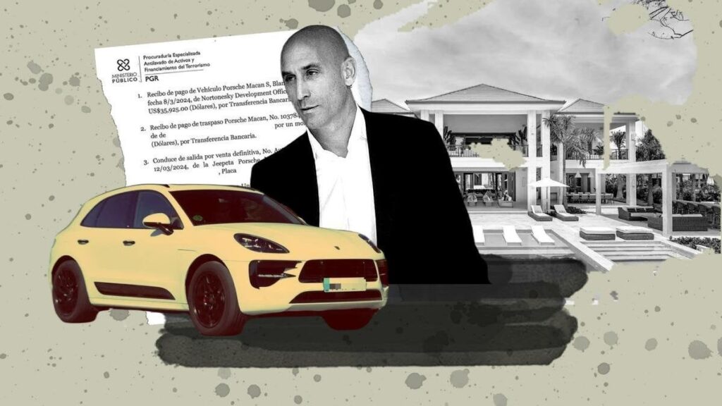 Luis Rubiales kaufte eine Woche vor der Razzia der Guardia Civil einen Porsche in der Dominikanischen Republik Luis Rubiales kaufte eine Woche vor der Razzia der Guardia Civil einen Porsche in der Dominikanischen Republik
