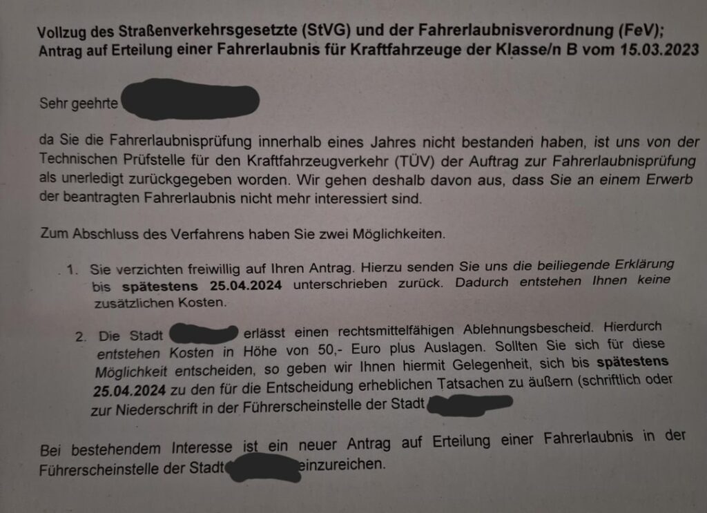 Hilfe bei der Fahrschule