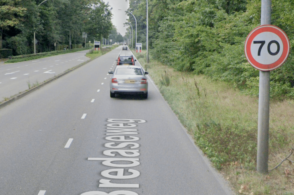 Wie schnell darf man nach dem Tilburg-Schild hierher kommen?