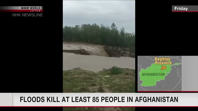 Bei Überschwemmungen kommen in Afghanistan mindestens 85 Menschen ums Leben