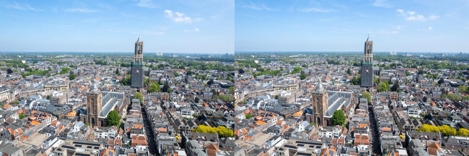 Utrecht mit der Kathedrale in 3D