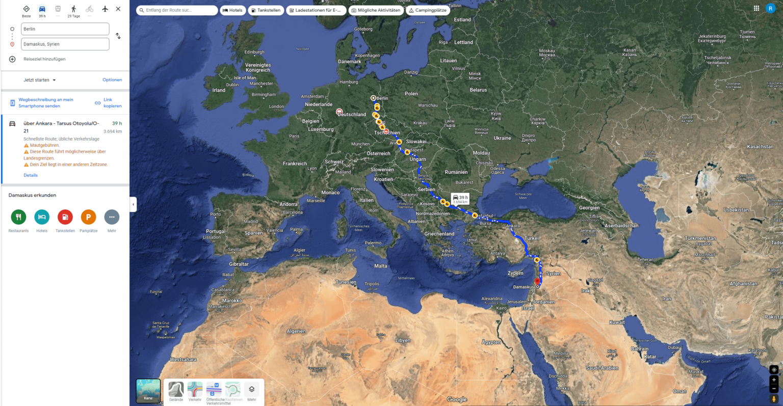 Ich mache diesen Roadtrip nächste Woche.  Zum ersten Mal in Deutschland!  Gibt es etwas, das ich unbedingt unterwegs anhalten und mir ansehen sollte?