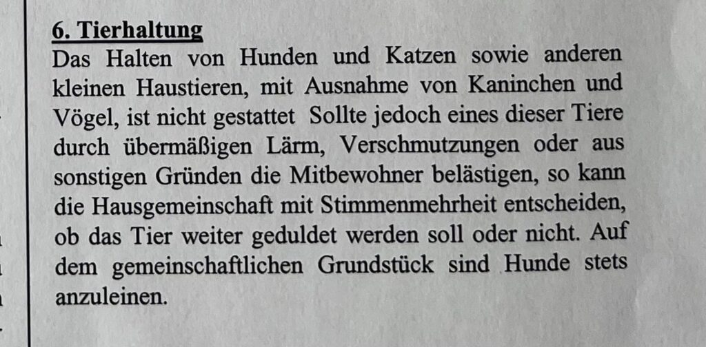 Mir ist gerade aufgefallen, dass die Regeln meines Gebäudes keine Katzen zulassen, aber ich habe zwei Katzen – was kann/soll ich hier tun? Mir ist gerade aufgefallen, dass die Regeln meines Gebäudes keine Katzen zulassen, aber ich habe zwei Katzen – was kann/soll ich hier tun?
