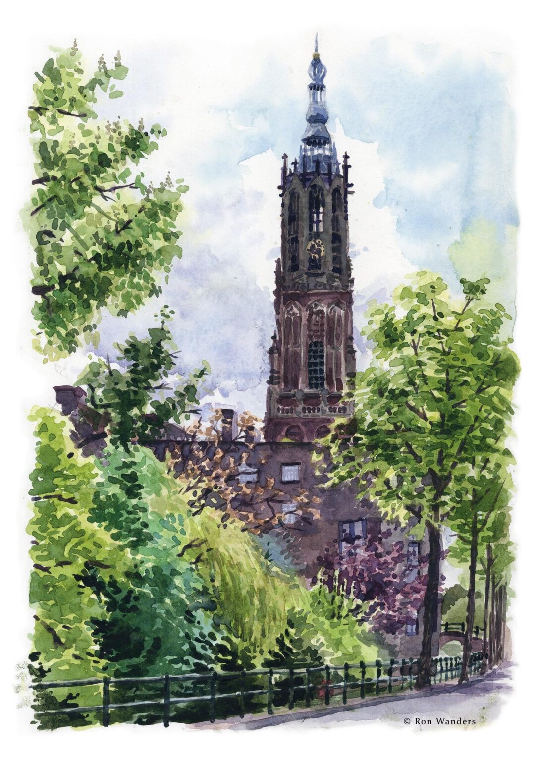 Die Onze Lieve Vrouwetoren in Amersfoort