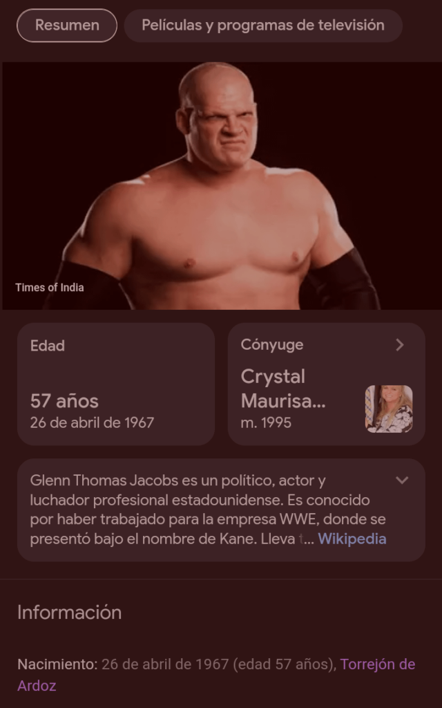 Der verdammte Kane wurde in Torrejón de Ardoz geboren