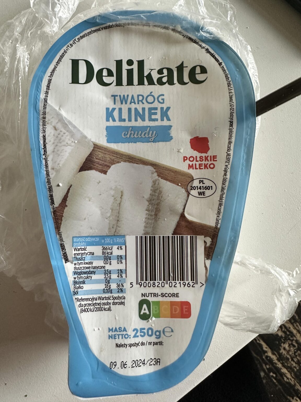 Wo kann man „Delikatny TWARÓG KLINEK Chudy“ oder ein gleichwertiges Produkt kaufen?