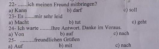 Helfen Sie mir bitte, ich habe in 5 Stunden eine Prüfung …
