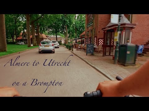 Gefilmt wurde eine Radtour von Almere Haven nach Utrecht