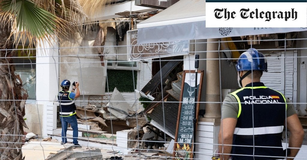 Gebäudeeinsturz auf Mallorca: Restaurant machte am Tag vor dem Vorfall Werbung für renovierte Terrasse