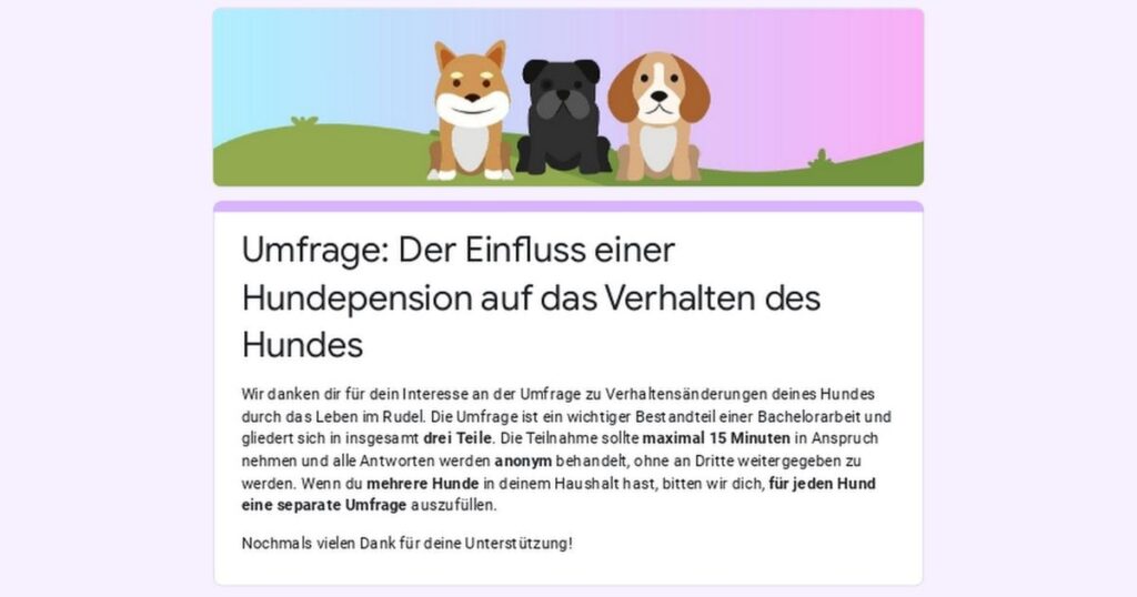 An die deutschen Staatsbürger: Bitte helfen Sie mir bei meiner Umfrage zum Thema Hunde! An die deutschen Staatsbürger: Bitte helfen Sie mir bei meiner Umfrage zum Thema Hunde!