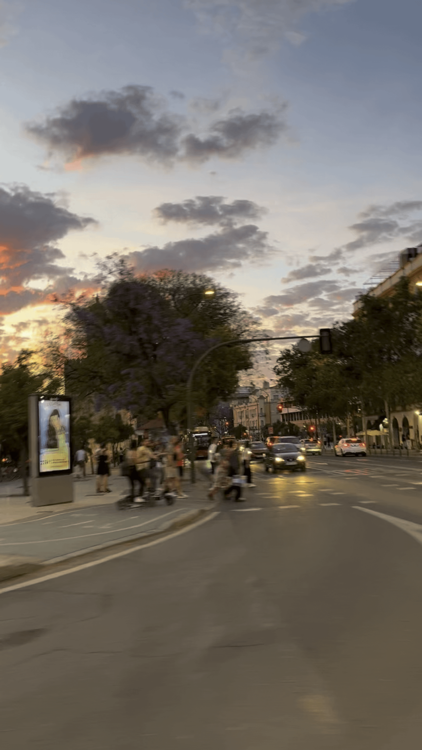 Sevillanischer Sonnenuntergang