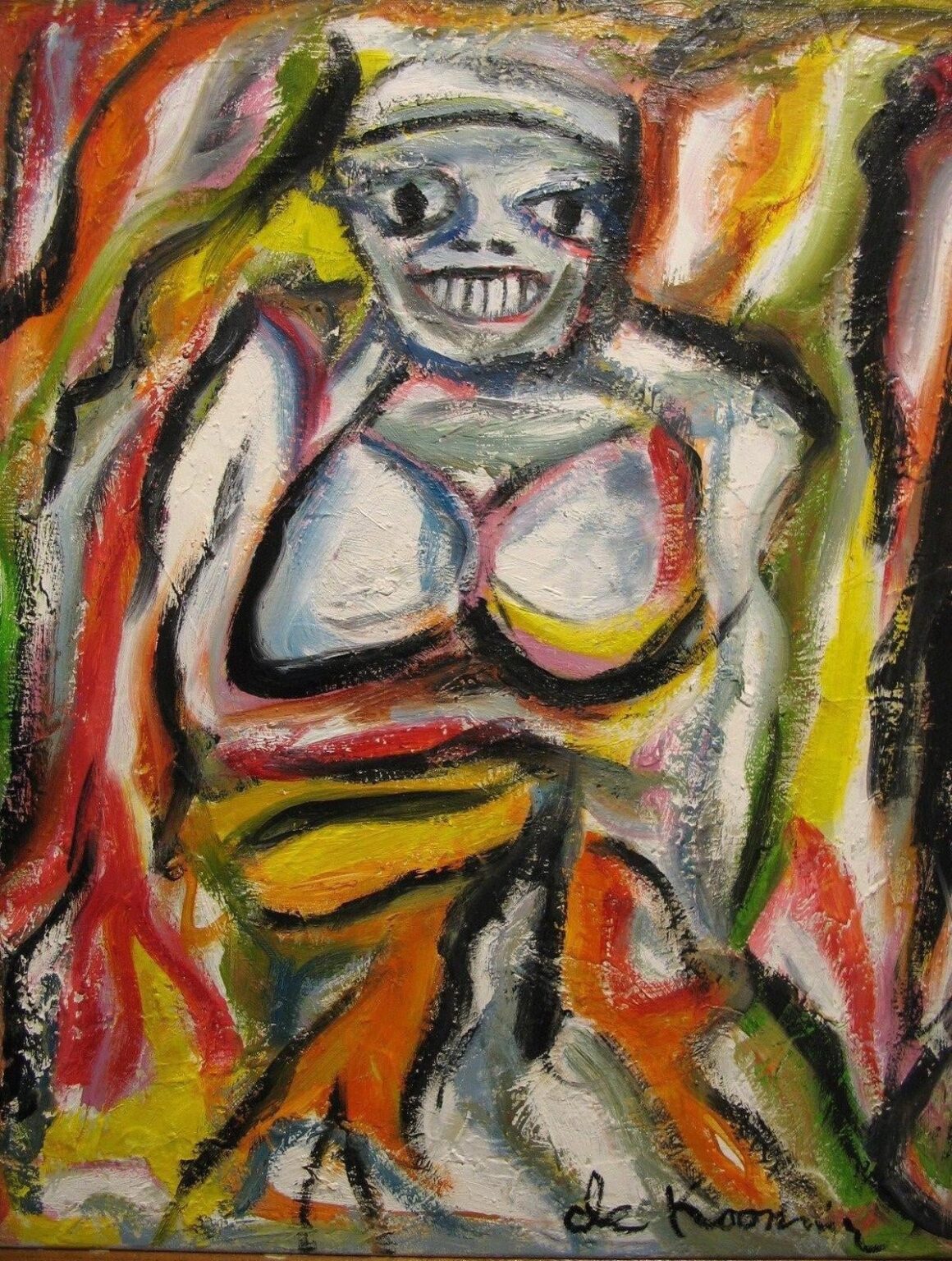 Ich besitze ein Gemälde von de Kooning aus seiner „WOMEN SERIES“ von 1952 …