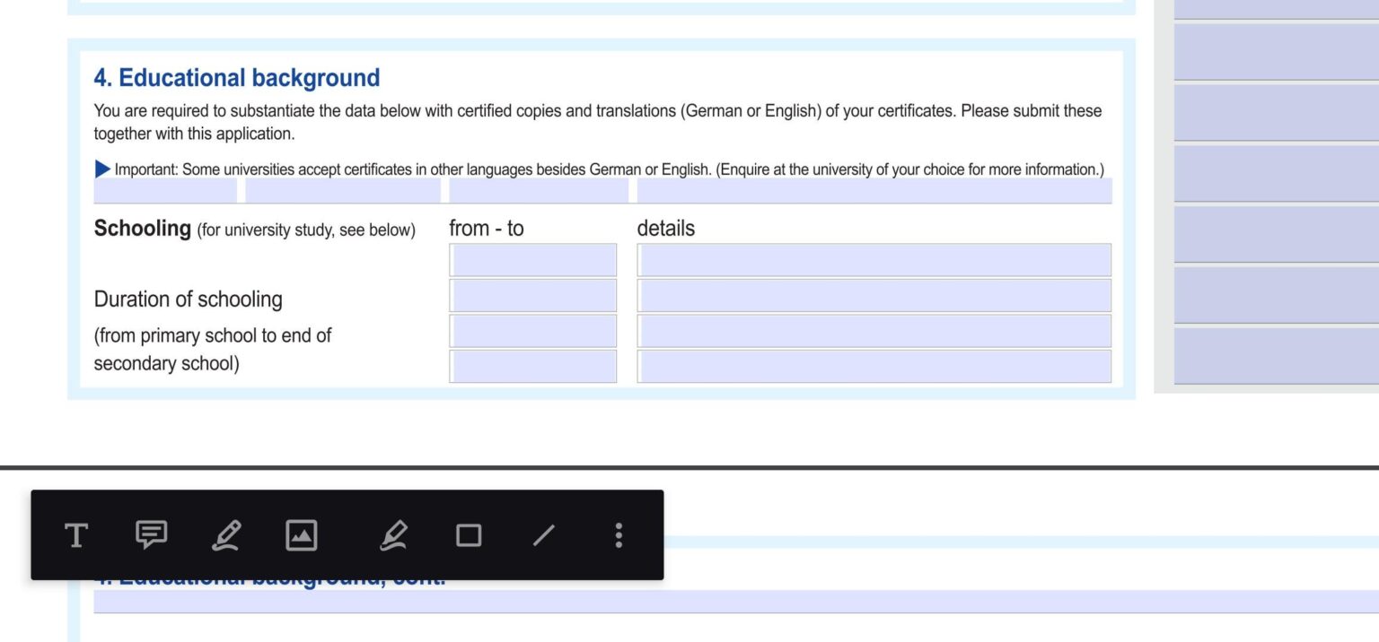 Warum brauchen sie mein Grundschulzeugnis?