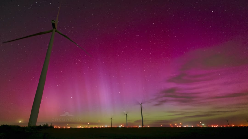 Nordlichter in der Nähe von Valladolid