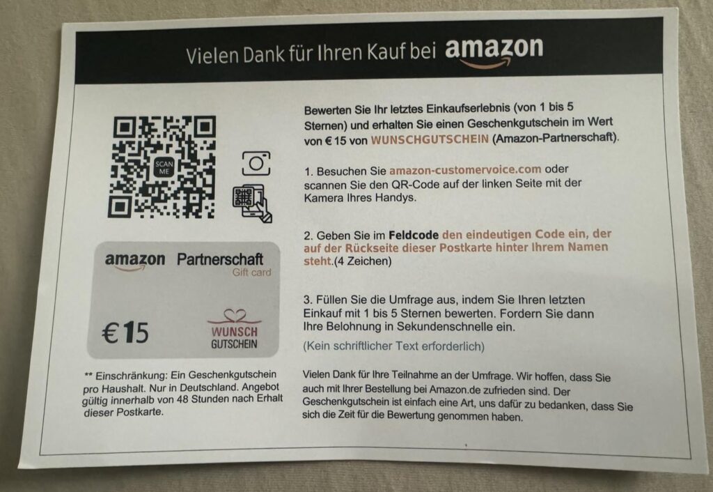 Ist das ein Betrug?  Habe es neulich per Post bekommen