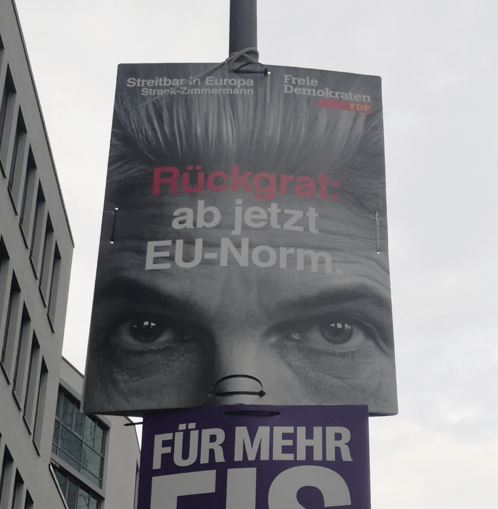 Stolpere ich oder kandidiert Homelander für die FDP??