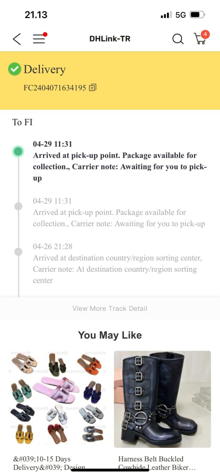 Mein Paket mit Sendungsverfolgungsnummer steht auf der dhlink-Track-and-Trace-Website zur Abholung bereit, aber der Post weiß nichts davon, sonst kann ich nach meinem Paket suchen
