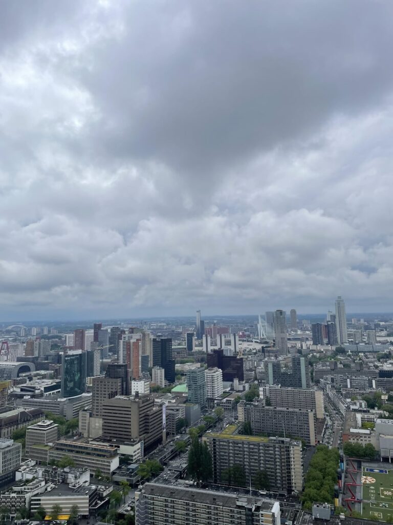 Rotterdam, vom Dach des Delftse Poort.