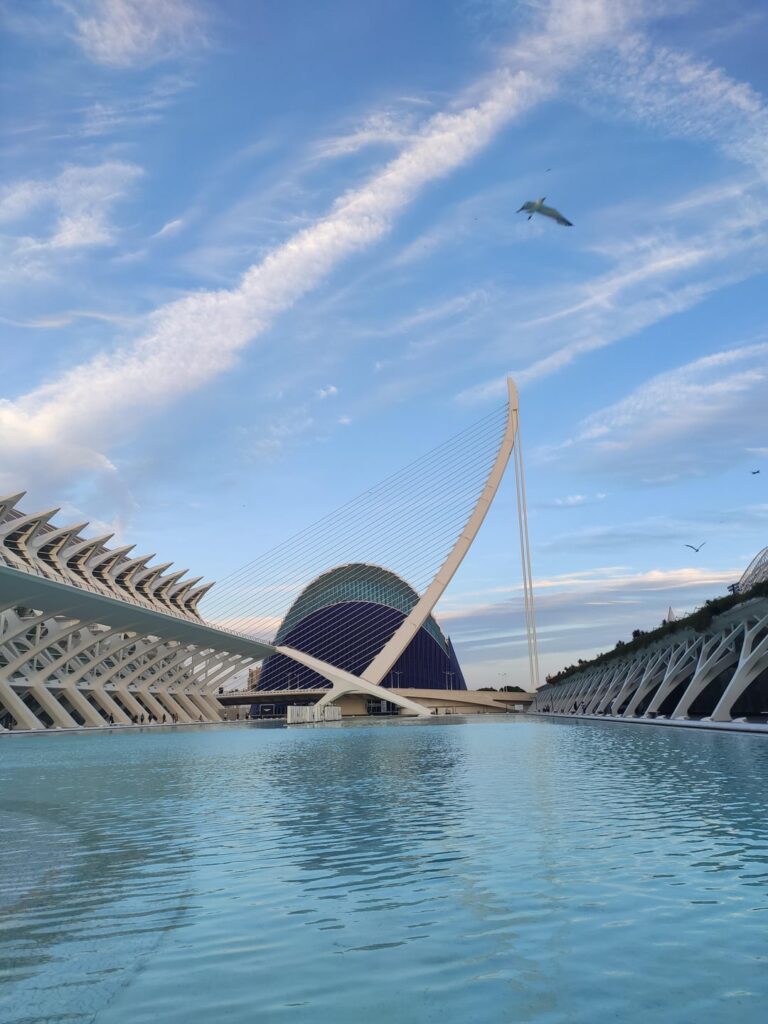 Stadt der Künste und Wissenschaften und Ozeanogràfic Valencia.