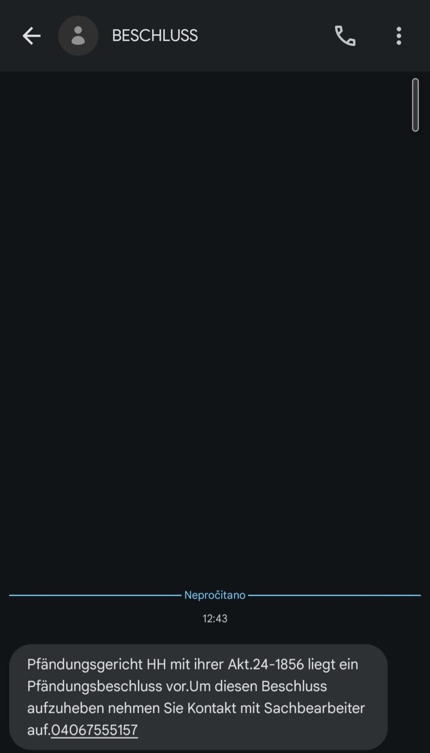 Ich habe eine seltsame SMS bekommen und habe keine Ahnung, was das soll. Ist das nur wieder ein Betrug oder echt? Hat jemand eine Ahnung?