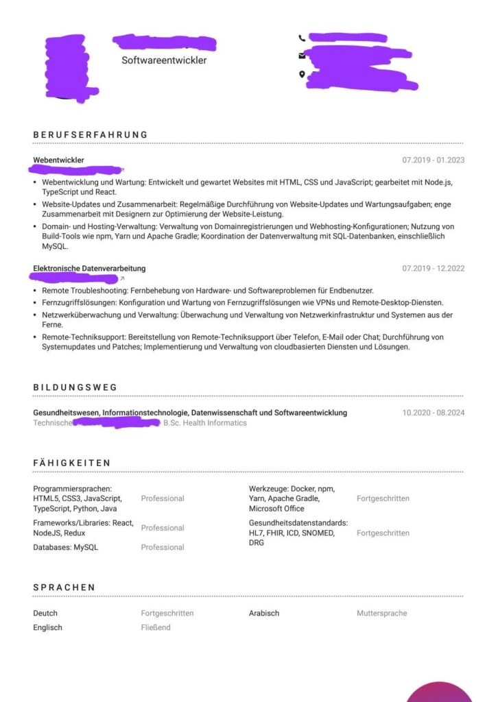 Vernichtet meinen Lebenslauf!! Vernichtet meinen Lebenslauf!!