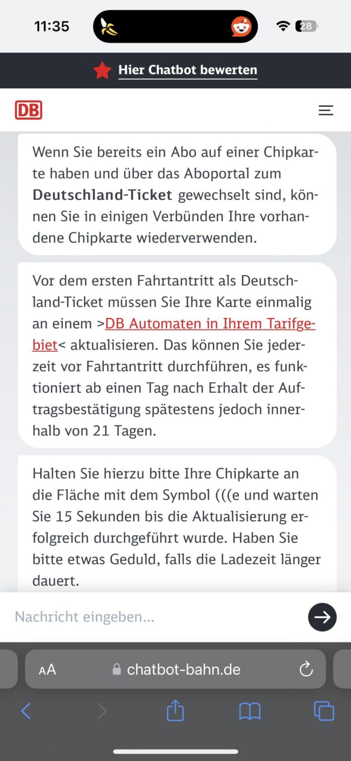 E-chip-Karte for Deutschland ticket? E-chip-Karte for Deutschland ticket?