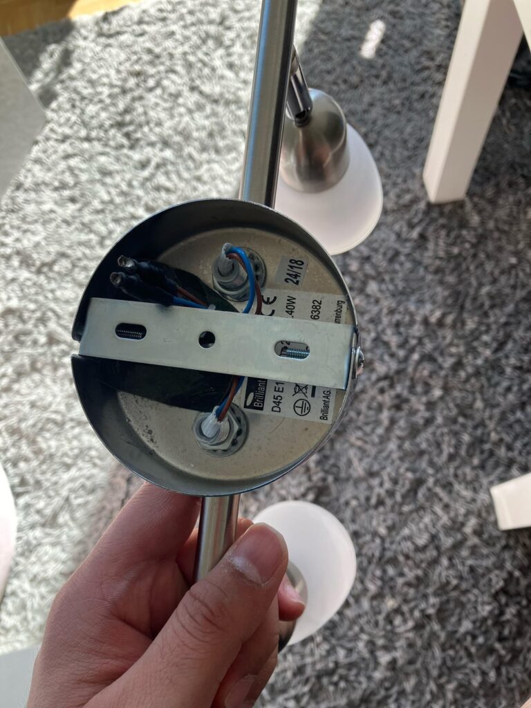 Verwirrung bei der Lichtinstallation