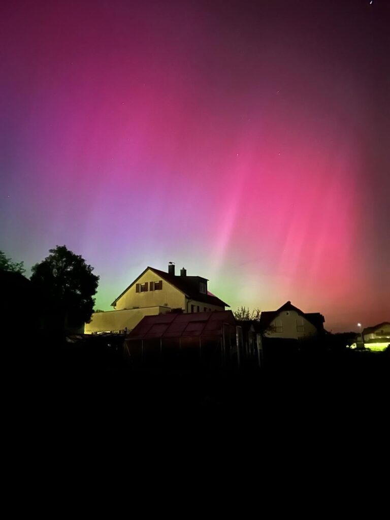 Polarlichter über Bayern